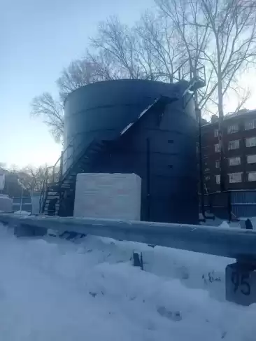 Изготовление и монтаж емкости для хранения горячей воды РВС-400